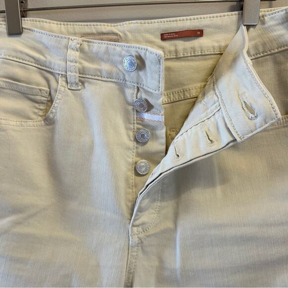 Anthropologie Pilcro Cream Bootcut Jeans - Picture 3 of 10